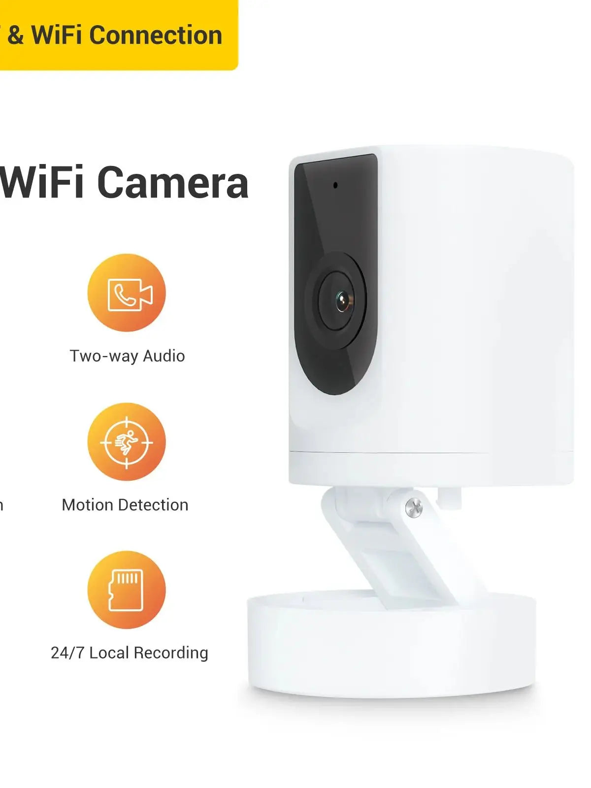 BoyKeep Indoor Security Baby Camera Home Security Wifi 1080P Pet Dog 2-Way Talk Camera with Phone App Motion Detection K11